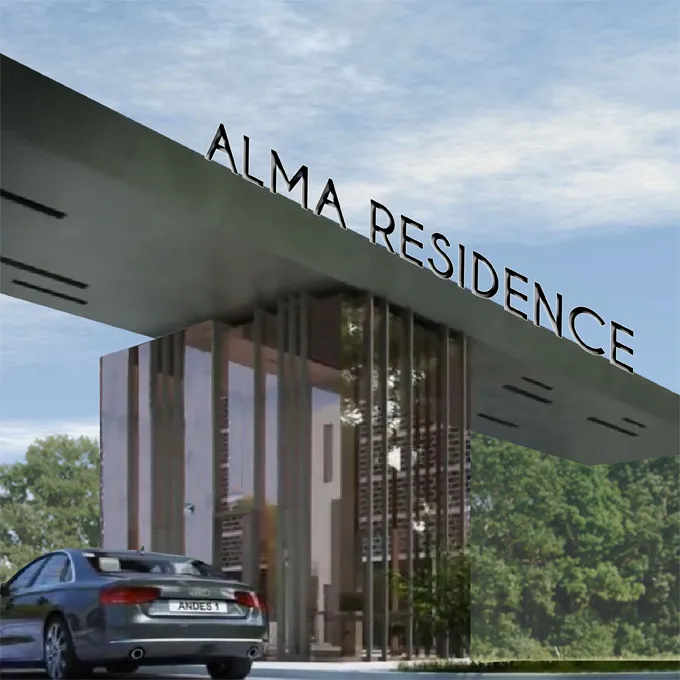 Artist's impression of an Alma Residence three-storey home