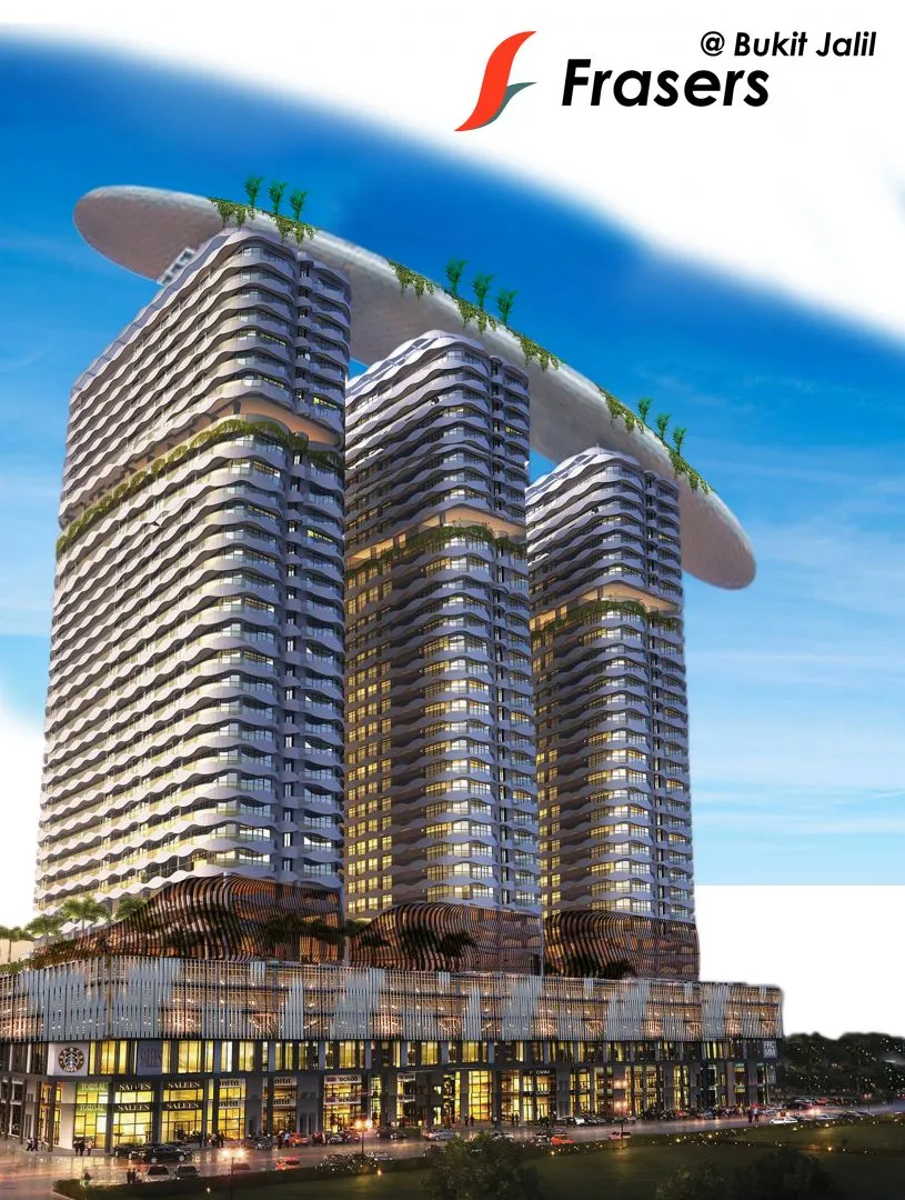 Artist's impression of the Frazel @ Bukit Jalil residential towers