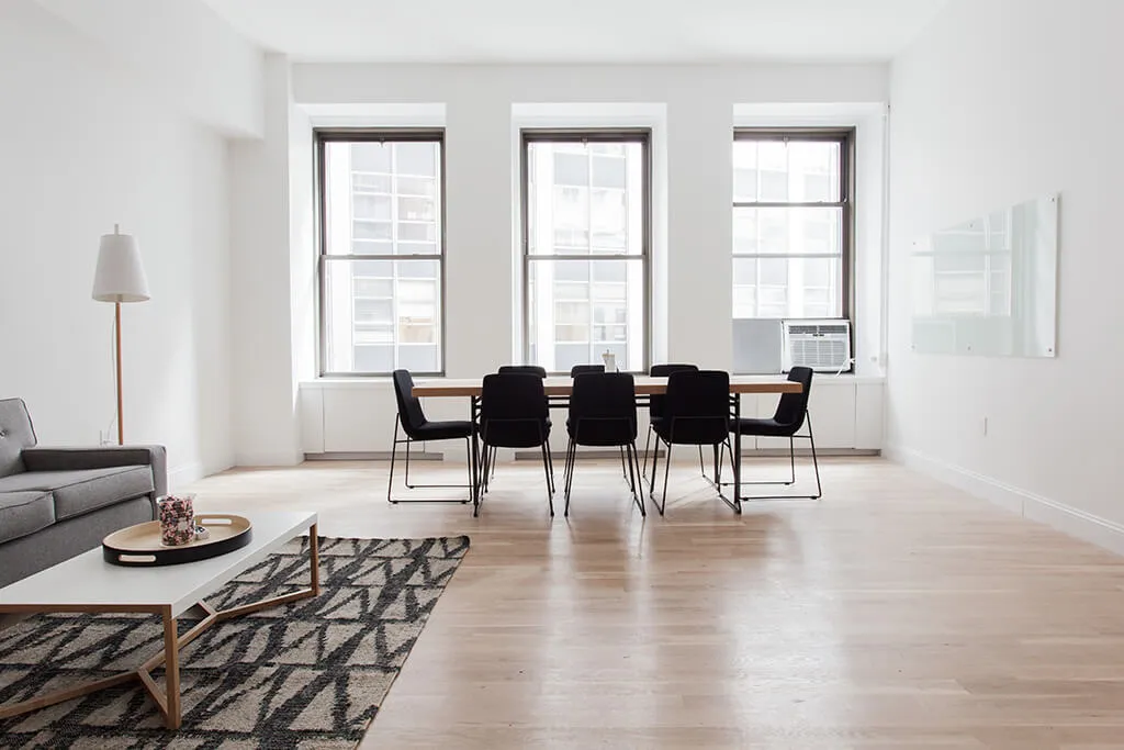 Serviced apartment interior